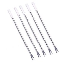 5PCS 해산물 랍스터 게 바늘 다기능 게 다리 크래커 도구 스테인레스 스틸 해산물 너트 포크 스푼 주방 가제트, 하나