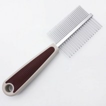 강아지 애완견 미용 엉킨털 뭉친털 관리 양날빗 12E (W934F4C), 없음