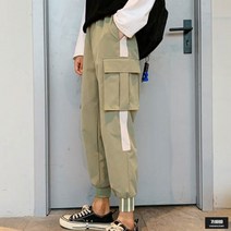 가바바 남성 조거팬츠 발목반전 포켓 밴딩팬츠 G53274