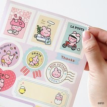 BT21 minini 리무버블 기프트스티커, 망(MANG)