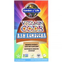 Garden of Life 비타민 Code 로우 콤부차 베지 캡슐 60정