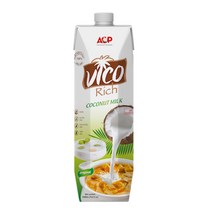 허니트리 리치 코코넛 밀크, 1000ml, 4개