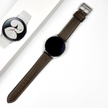 와니즈 갤럭시워치 5 4 3 2 호환 싱글투어 가죽 스트랩 레더 가죽 40mm 44mm 42mm 45mm 46mm 프로 클래식, 05.다크브라운