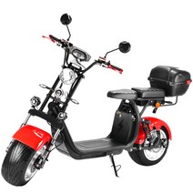 고급형 2륜 전기 스쿠터 3000w citycoco 12인치 알루미늄 휠 타이어, 블랙