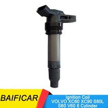 Baificar-새로운 정품 엔진 점화 코일 30684245 볼보 XC60 S80L 실린더, 02 Genuine-1 PCS