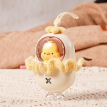 병아리 손난로 휴대용 USB 충전 C타입, 병아리 충전 손난로(베이지), 1개