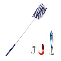 송어 산천어채비+견지낚시대 1세트 얼음낚시대세트, 송어채비+견지대1세트