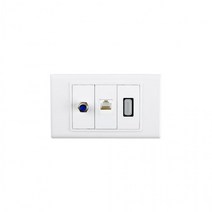 Coms HDMI UTP랜선 RF안테나 월플레이트장착 모듈, 상세페이지 참조, 1개