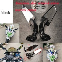 오토바이 미러 수정 된 바람 날개 가능한 회전 모토 액세서리 야마하 YZF R25 R3 FZ6R, 02 B
