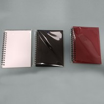 5개묶음 메모 스프링노트 스터디플래너 수첩 5권 공시생필수템, 블랙 5권