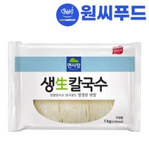 원씨푸드 면사랑 생칼국수 1kg(6인분) 칼국수면 수타식 실온 생면 사리, 1kg, 1개