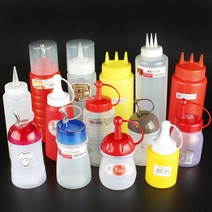 업소용 소스병 61종 모음 케찹병 겨자병 소스통, 대 6x23(cm) 400ml, 1구 소스병