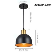 산업 샹들리에 빈티지 레스토랑 조명 커피 숍 의류 매장 바 전구 포함 160V-240V 악세서리 밝은 고급스, 08 type7_01 웜 화이트