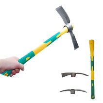 우레탄 중형 곡괭이 자루 머리 헤드 조경 반평 넓적 곡갱이, 중형 조경곡괭이 날