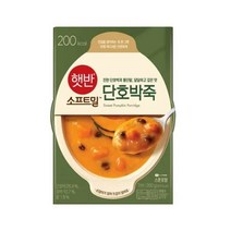 (햇반 소프트밀) 비비고 단호박죽 280g, 7개