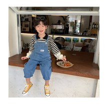 하랑이네 또또샵 키즈 주니어 데님 멜빵 바지 청 멜빵 팬츠