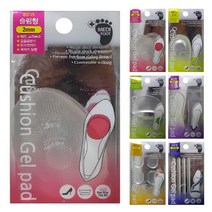 여성 구두 젤 쿠션 뒤꿈치 바닥 패드 택1 신발 여자 앞꿈치 하이힐, 메디풋06 뒷발바닥 투명2매