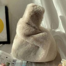캔디 보송 밍크 페이크퍼 미니백 토트백 가방 털
