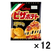 [피자마루몬스터포테이토] 일본 Calbee 가루비 피자 포테토 칩 피자맛 감자칩 60g X 12개