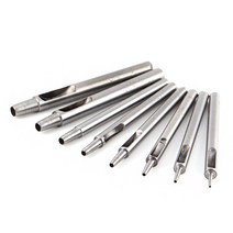 정품 타공펀치 벨트구멍뚫기 타공 가죽 가방끈 구멍 펀치 펀칭 0.8mm-6mm 시계줄 구멍 뚫기, 4mm