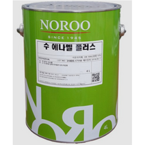 [노루페인트] 철재/목재용 페인트 수 에나멜플러스 시중 색상 유성 페인트 4L, 검정색 (흑색)유광, 1개