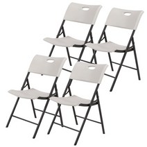 라이프타임 접이식 의자 4PK 야외 접는 테라스 보조 교회 코스트코, 상세페이지 참조