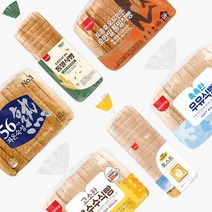 삼립 식빵 2봉 세트 로만밀 옥수수 우유 토스트 샌드위치 통밀 저온숙성, 우유식빵2봉