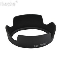 EW-60C II EW-60C EW60C 꽃잎 베이 넷 58mm 꽃 렌즈 후드 캐논 500d 600d 450d 550d EF-S 18-55mm f/3.5-5.6 28-90mm 28