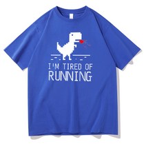 아두이노 Frontend 프로그래머 셔츠 Chrome Dino Geek 해커 코더 선물 웹 개발자 Tshirt Mens Cotton Tee I, 02 Dark Blue_06 XXXL