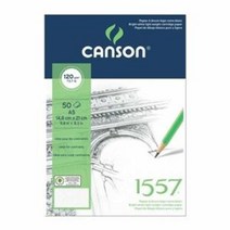 캔손 1557 스케치패드 120g 40매 드로잉북 / 옵션선택, A3 스프링