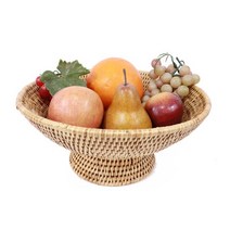 라탄 모던 바스켓 4size, 상세설명 참조, 과일라탄수반 XS
