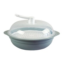 계란찜기 전자레인지 라면 용기 대형 찜용기 주방찜기 고구마찜용기 렌지찜기 전자렌지찜기 주방, 그레이