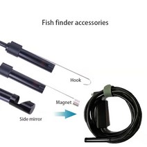 15M HD 수중 카메라 3 IN 와이어 연결 8mm 렌즈 내시경 어군 탐지기 스마트 폰용 낚시 도구, 03 3 Meters fish cable