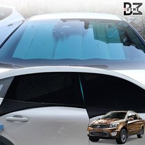 코란도스포츠 차박 캠핑 모기장 햇빛가리개세트, 모기장RV6종세트, 1개