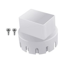 GHSHOP 옥외 물결 모양 관 조경 관을 위한 Downspout 접합기 부속품 관 이음쇠, ABS