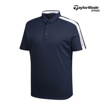 [테일러메이드]남성 라인 배색 카라 반팔티셔츠 TMTYK2912-915