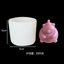3D 테 디 베어 모양 동물 실리콘 몰드 양초 DIY 크리스마스 케이크 초콜릿 무스 장식 베이킹 도구 금형 틀, A
