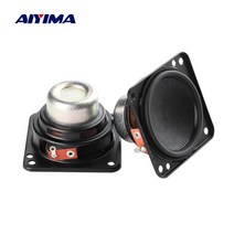 AIYIMA 2Pcs 2인치 휴대용 오디오 스피커 4옴 8W 네오디뮴 풀레인지 스피커 앰프 가정용 하만카돈용 라우드스피커