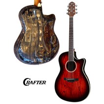 크래프터 WB-400CE RS 레드 버스트 DS-2 우든보울 기타