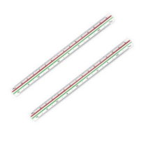 블루마토 삼각스케일자 30cm KJ-3000 PP, 1.혼합, 10개입
