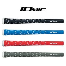 이오믹 iX SA 1.8 골프 그립 남성용 45g 립 라운드, 라운드 레드