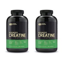 옵티멈뉴트리션 Optimum Nutrition Micronized Creatine 옵티멈 뉴트리션 미분화 일 수화물 크레아틴 캡슐, 2개, 200개입