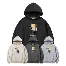 제네브 국내생산 남여공용 M-3XL 특양 헤비기모 후드티 보드베어 / 4color