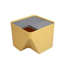 가정용 분리수거함 재활용 세로 캐리어 그물망 분리수거망 인출식 카페 쓰레기통 부엌 쌓인 정렬 가정 마른 젖은 낭비 양철통 욕실 저장 버킷, C-S