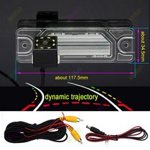 블랙박스르노 삼성 QM5 Koleos 2007 인피니티 Q70L 트라세라 자동차 후진 백업 주차 카메라, 05 Dynamic Trajectory