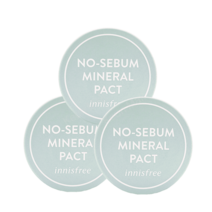 이니스프리 노세범 미네랄 팩트 파우더 8.5g, 3개