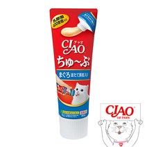 이나바 챠오츄르 챠오츄브 튜브 80g 고양이간식, CS-152 참치+조개관자