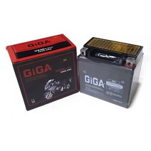 혼다 CBR125r 배터리 GTX6.4A-BS 12V6.4A/GIGA 밀폐형젤밧데리, 1개