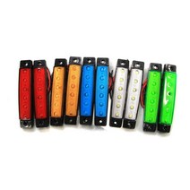 12V 24V LED 차폭등 시그널램프 깜빡이 미등 휀다등, (24V)3030블루, 1개