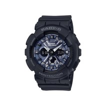 [BABY-G] 베이비지 빅페이스 BA-130-1A2DR 메탈릭 블루 블랙 지샥 여성시계